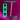 Pink scooter with speed settings on a pink background