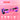 G1 Pro Chrome Pink hoverboard feature graphic with LED wheels and Bluetooth speaker