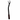 Black replacement handle pole for Hoverkart