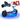 All Terrain Galaxy Blue Hoverboard + Hoverkart Bundle