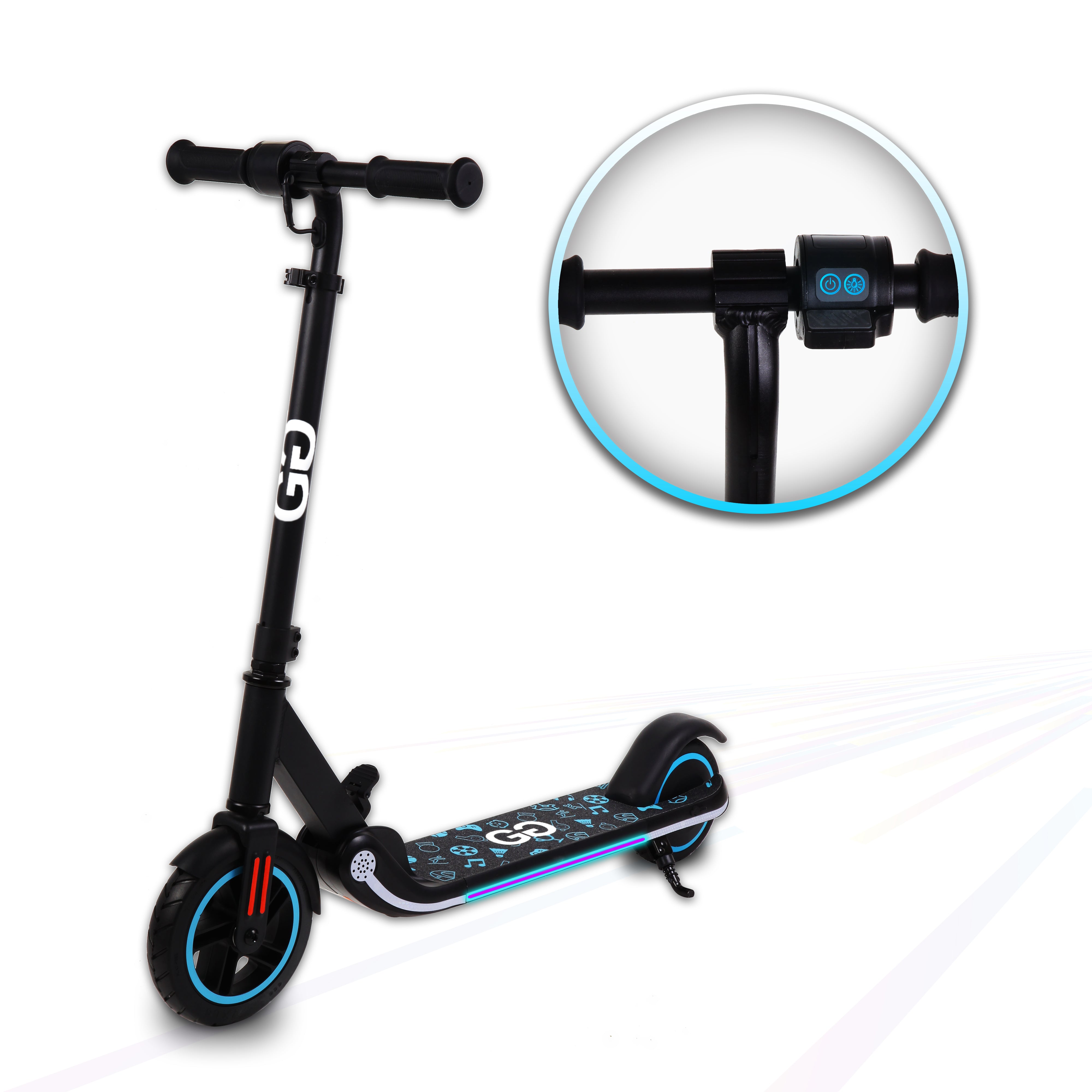 Black X1 Electric Scooter Available at Hoverboard Store
