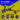 Hoverboard with Graffiiti Yellow  print and attached hoverkart, displaying included G1 Hoverboard, UK charger, manual, and go-kart .